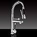 Produktbild Küche Spüle Mischbatterie Wasserhahn Pull Out sparyer Single Griff Chrom Messing Brushe