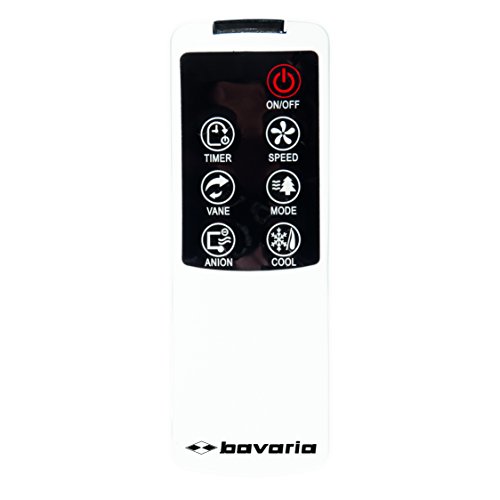 bavaria Luftkühler BLK 65 (65 W, 6,5 l Wasserbehälterinhalt, Timerfunktion, inkl. 2 Kühlakkus und 4 Lenkrollen) - 2