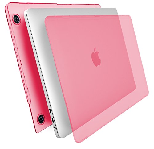 MyGadget MacBook Pro 13 Zoll *Matt* Case – Model mit / ohne Touchbar Ende 2016 (A1706 / A1708) Plastik Mac Hülle Schutzhülle Hartschale Cover (Rosa) - 2