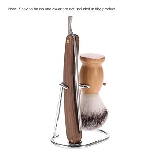 Anself Stainless Steel Shaving Holder Stand for Shaving Razor Brush Bowl, Shaving Tool Organizer - Image 2