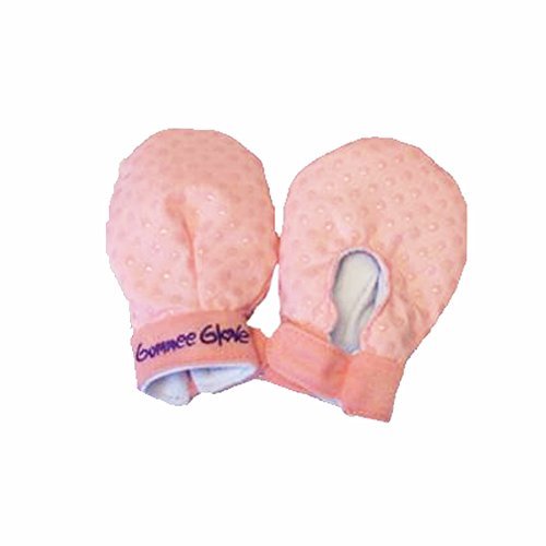 Award Winning My First Gummee Glove Anti Scratch Teething Mittens - Baby Pink - Suitable From Birth