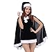 Produktbild Christmas Party Dress Christmas hats Set Bunny Costumes Uniforms Temptation (Schwarz)