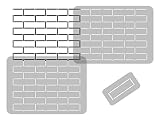 ladrillos plasticos tipo lego Plantillas adicionales de FREE: para llegar a los lugares más estrechos y cerca de los bordes.