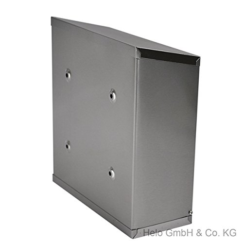 Aschenbecher aussen draußen Edelstahl Wandascher Raucherkasten Wandaschenbecher - 3