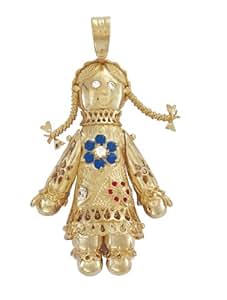 Gold rag doll chain Outlet