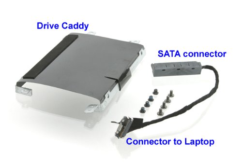 Newmodeus Hard Drive Caddy & Cable for HP Envy 17-1000 and -2000 Series