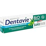DENTAVIE Dentifrice Haleine Fraîche Eau Florale de Menthe Bio Dentavie - Lot de 4