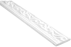 20 metros | Perfil de esquina | Perfil de poliestireno | Moldura de techo | Hexim | 45x8mm | M-10