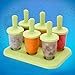Produktbild AOLVO Mini Popsicle Formen Homemade DIY Ice Pop Lolly Eis Frozen Joghurt Milch Bar Maker mit Popsicle Tablett wiederverwendbar Popsicle Sticks BPA-frei Kunststoff Popsicle Formen,6 Stück(Grün)