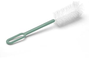 THERMOBABY - Goupillon Droit - Brosse à biberon - Nettoyage Biberon - Hygiénique - Ergonomique - Vert Sauge - Fabriqué en France