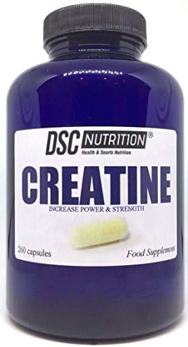 260 x 700mg Creatine Monohydrate CAPSULES in a BOTTLE: Made By DSC Nutrition