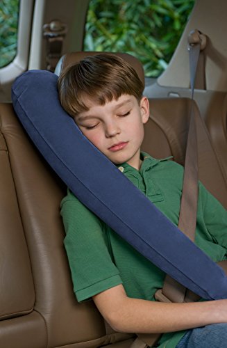 Travelrest – Das Ultimative Aufblasbare Reisekissen / Nackenkissen / Nackenhörnchen – Ergonomisch, Patentiert & Einstellbar für Flugzeuge, Autos, Busse, Züge, Office Napping, Camping, Rollstühle (Rollt Klein Auf) - 3