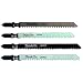 Produktbild Makita A-86898-2 Stichsägeblätter Set 4-tlg. für Holz, Hartholz, Weichholz universell für alle Hölzer saubere schnelle präzise Schnitte