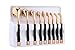 Leeko Professional Makeup Brushes- 9Pcs Soft Oval Golf Design Make-up Brush Set and Gift Box