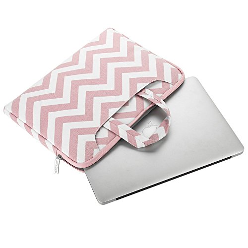 MOSISO Notebooktasche f  r 13-13 3 Zoll MacBook Pro  MacBook Air  Notebook Computer Chevron Segeltuchstoff Laptop Schultertasche Sleeve H  lle Umh  ng