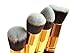 niceeshop(TM) 4 Pieces Pro Foundation Makeup Tools Cosmetic Brush Blending Face Eye Brush Kit Sets,Gold