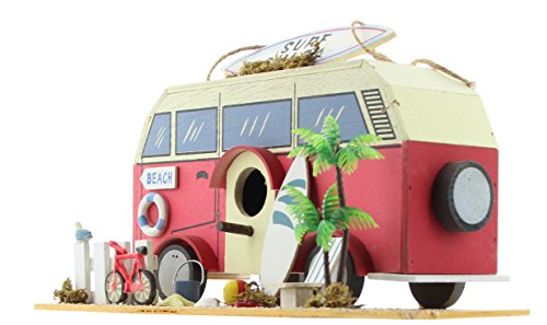 Edco Vogelhaus Gartenartikel Dekoration 41423 – Rot - 2