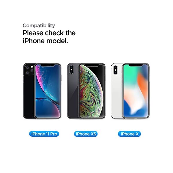 spigen, 2 Pack, Protector Pantalla iPhone 11 Pro/XS/X - Imagen 3