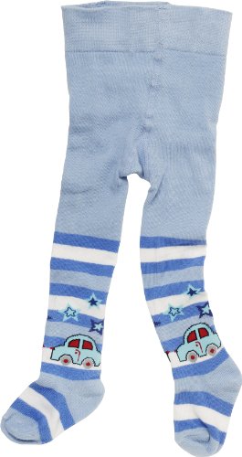 Playshoes High Quality Car Baby Boy's Tights, Blue (Original), 0 - 3 Months