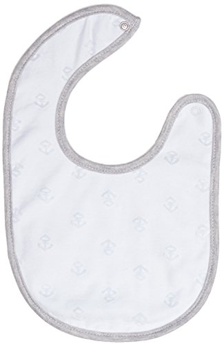 Mamas and Papas Baby-Boys Jacquard Anchor Bib Plain Neckerchief, Blue, One Size