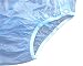 Haian Adult Incontinence Snap-on Plastic Pants (XLarge, Transparent Blue)