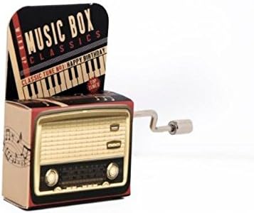HAPPY BIRTHDAY TO YOU Song Mini Mechanical Crank Music Box