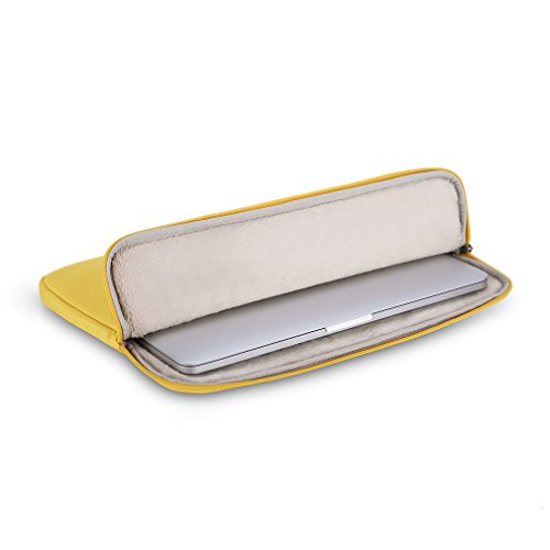 Caison 14″ Modisch Klassisch Laptop Hülle Beutel 14 Zoll Notebook Tasche Schoner Abdeckung (Gelb) - 3