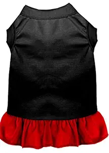 Mirage Pet Products 20-Inch Plain Dress, 3X-Large, Black with Red