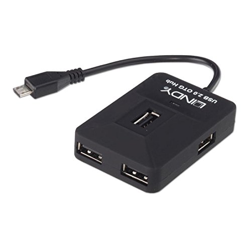 Preisvergleich Produktbild LINDY 42627 – USB 2.0 OTG Hub 4 Port