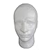 Face Like White Male Foam Head Display Wig Hats Holder Model