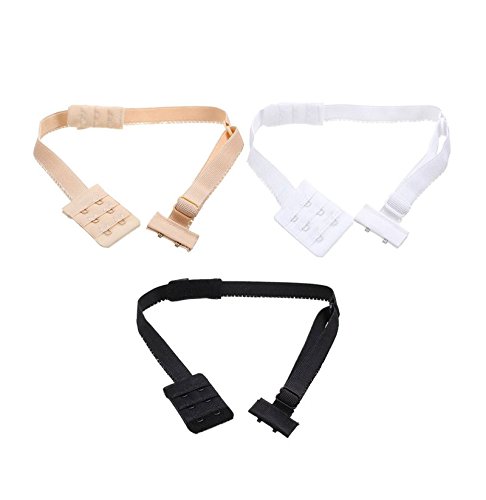 Simply Gorgeous Dos Nu Faible Convertisseur De Soutien-Gorge Sangle Arrière - Noir, Blanc et Nu