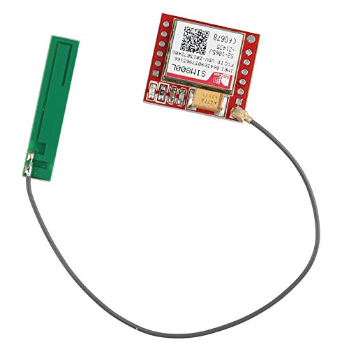 haljia SIM800L Red GPRS cuatribanda GSM m  dulo Breakout puerto serie TTL con Micro SIM Tarjeta antena IPEX interfaz para Arduino Raspberry Pi brazo MCU