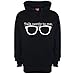 Art Hustle Talk Nerdy To Me Mens Womens Unisex Hoodie (L, Black)