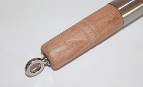 AAF Nommel ® Woksieb Wok Seiher Edelstahl mit Öse zum Aufhängen Größe L 52 cm, Ø Kelle 30 cm, Nr. 030 - 4