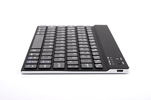 Supremery® Samsung Galaxy Tab S 10.5 Tastatur Alu Bluetooth Keyboard – Deutsches QWERTZ Layout + USB Datenkabel - 4