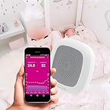 ios domotica app SE REQUIERE EL DISPOSITIVO GATEWAY PARA SINCRONZARLO CON SU SMARTPHONE. Le permitirá controlar y mantener su hogar siempre a la temperatura y humedad más saludables. Instalación con tornillos o adhesivo doble cara 3M