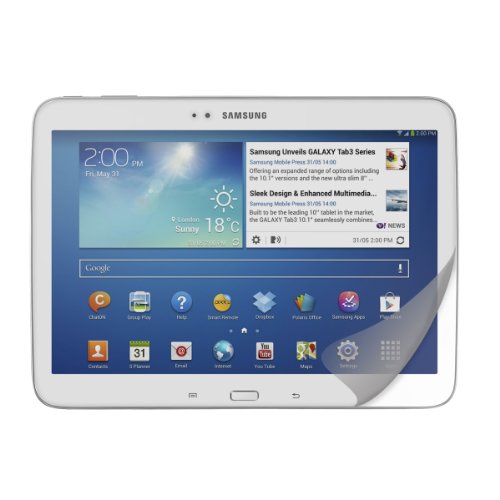 kwmobile Folie matt für Samsung Galaxy Tab 3 10.1 Displayschutzfolie – Schutzfolie Displayschutz Anti-Fingerabdruck Displayfolie entspiegelt - 2