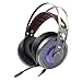 Produktbild RYRYBH Professionelles Esport Gaming Headset, Internet-Café-Beleuchtung 7.1-Kanal-50-mm-Lautsprechereinheit mit Metallschlauchmikrofon Headset (Farbe : Silber)