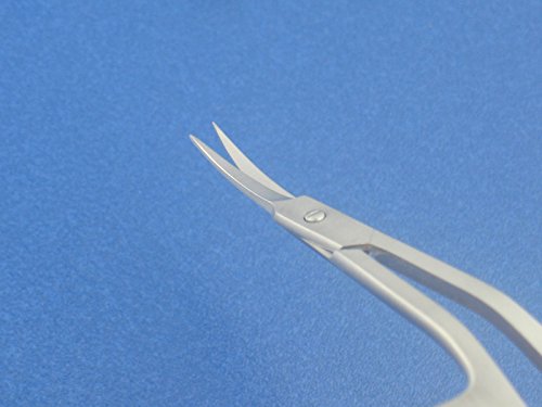 Maniküre-Schere Nagel-Hautschere Set 9 cm Gebogen 3-er Set Edelstahl - 7