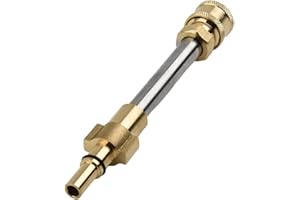 YUET Pressure Washer Adapter, For Bosch AQT Black & Decker to 1/4'' Quick Connect, Titan Pressure Washer Accessories Extension Lance Spary Wand Couple, Snow Foam Lance Adapter Foam Cannon Gun Adapter