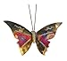 Produktbild Butterfly multi-coloured recycled metal wall hanging medium 19 cm long- fair trade and hand made from copper and tin for Tumi in Mexico by Tumia LAC