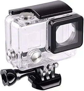 NEOHOOK Waterproof Case Protective Housing for GoPro Hero 4, Hero 3+, Hero3 Outside Sport Camera for Underwater Use - Water Resistant up to 147ft (40m)