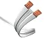 Produktbild inakustik 00402316 Premium Lautsprecherkabel Flat 2 x 1,5 mm² weiß Meterware (Preis pro Meter)