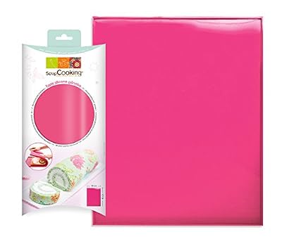 SCRAPCOOKING 3175 Tapis Génoise 3040 cm, Silicone, Rose, 30 x 40 x 1 cm