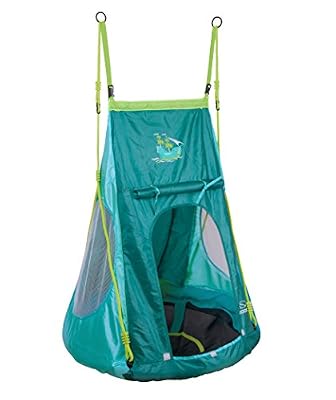 Hudora 72152 Balançoire filet avec tente Pirate 90 cm