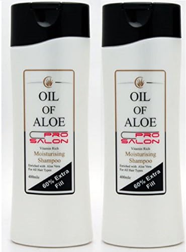 2x Oil Of Aloe Pro Salon Moisturising Shampoo 400ml