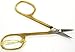 Solingen BS Doppelkopf Nail Scissors 3 1/2 Inches Gold-Plated Grip