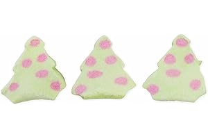 NILLKANTH Christmas Tree Marshmallows, Santa Marshmallows,Snowman & Snowflakes Mix Perfect for Hot Chocolate, Baking, and Gifting (225g, Christmas Tree)