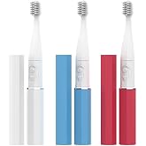DENTindex Taşınabilir Sonik Diş Fır&ccedil;ası &ndash; Sessiz, Yumuşak Başlıklı, Pilli, Dupont Kıllı, Seyahat Tipi Cep Diş Fır&ccedil;ası &ndash; Yetiş