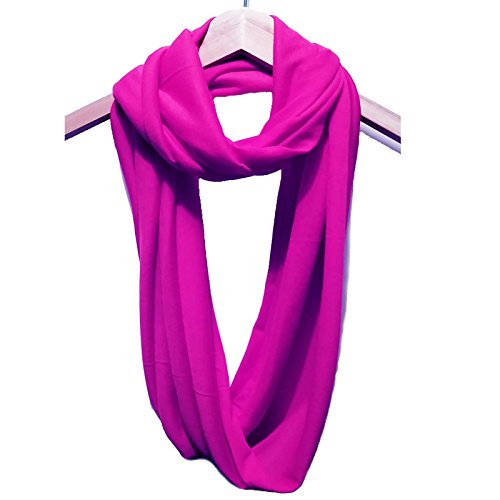 Mirror FashionUnisex Women Men Light Plain Cotton Infinity Snood